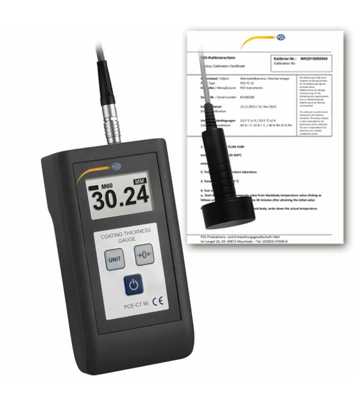 PCE Instruments PCE-CT 90 [PCE-CT 90-ISO] Ultrasonic Thickness Tester